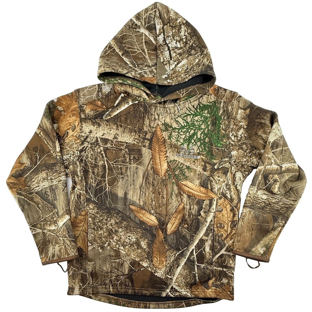 Realtree Camo Hoodie Pullover Hunting Outdoor Sweatshirt Youth Small Size‎ 8